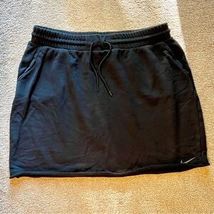 Nike Black Fleece Skirt with Drawstring